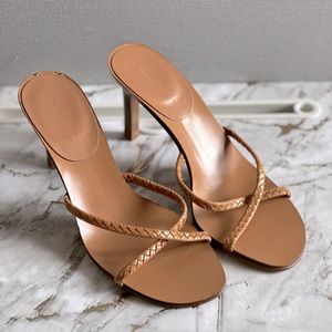 Banana Republic, Genuine leather heels sandals, Made in Italy